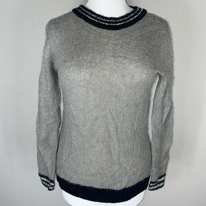 Gray Wool Blend androgenous sweater